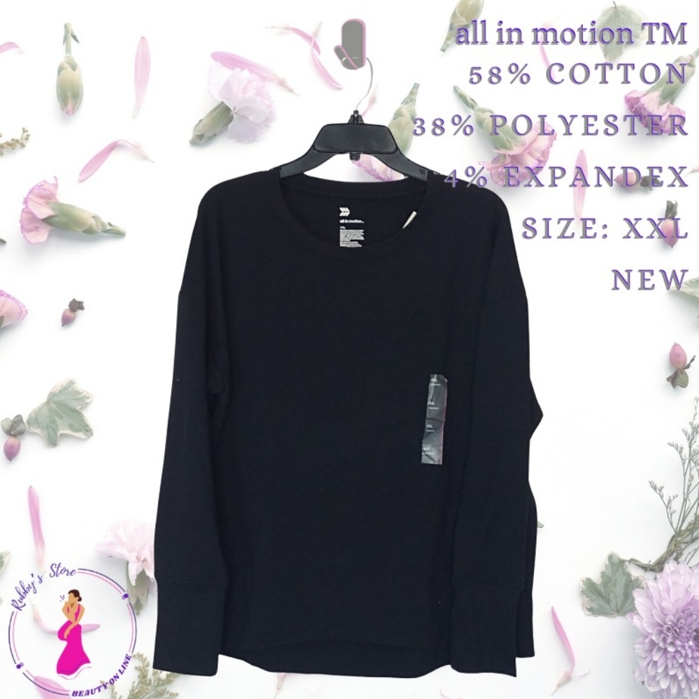 All in motion Women white Sweatshirt XXL